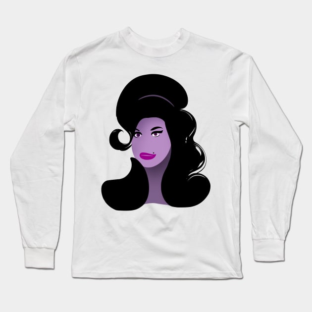 Tribute to a Diva Long Sleeve T-Shirt by Creatum